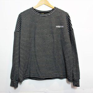 Pokemon Black White Striped Sweater RARE Vintage 1997 Women's